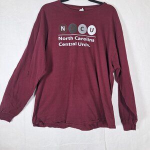 North Caroline Central University long sleeve tshirt size XL